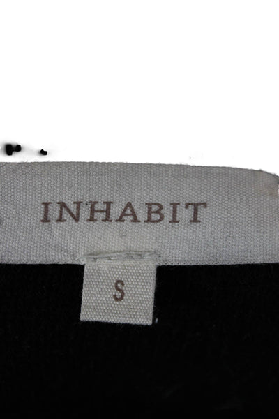 Inhabit Womens Pullover Cashmere Crew Neck Black Size S