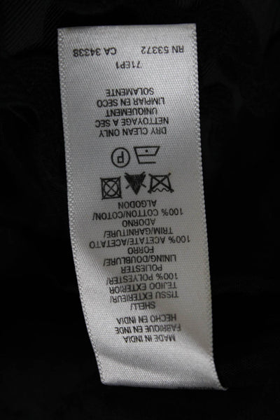 French Connection Women Sheath Dress Black Sleeveless Scoop Neck Size 8