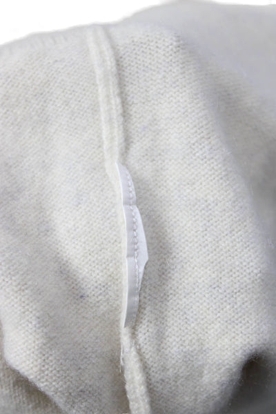 Club Monaco Women Pullover Cashmere Blend Turtleneck Ivory Long Sleeve Size XS