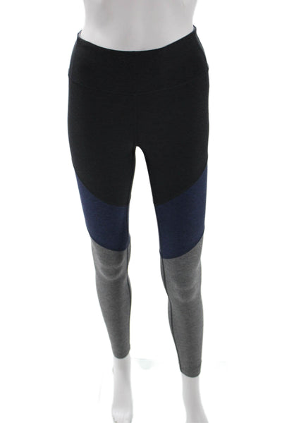 Outdoor Voices Women Ankle Leggings Black Polyester Colorblock Size XS