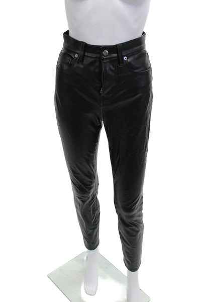 Veronica Beard Womens Skinny Black Mid Rise Jeans Inseam 28 Size 25