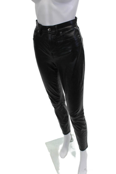 Veronica Beard Womens Skinny Black Mid Rise Jeans Inseam 28 Size 25