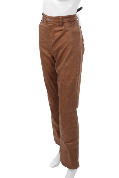 L'Agence Womens Bootcut Jeans Brown Cotton Inseam 31 Size 31