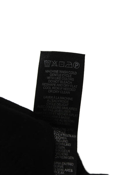 Adrianna Papell Women Cardigan Black Polka Dot Long Sleeve Size M