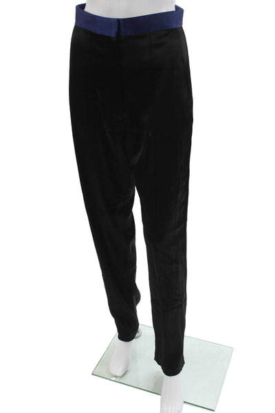 Nonchalant Label Womens Dress Pants Black Velvet 30 Inseam Size 26
