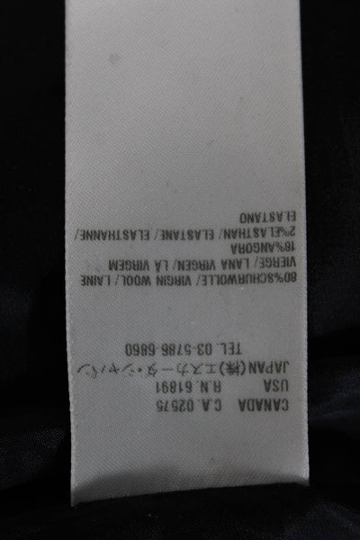 Escada Womens Blue Virgin Wool Jogger Pants Size 44