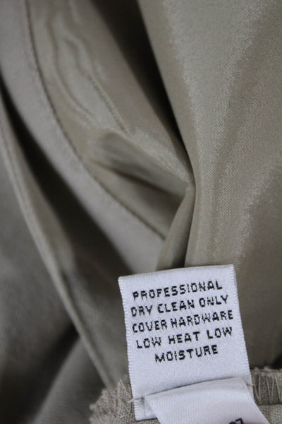 St. John Sport Womens Beige Khakis Cotton Button Size 16