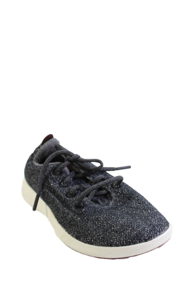 Allbirds Womens Wool Lace Up Athletic Sneakers Gray Size 10