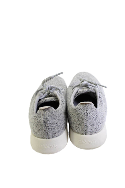 Allbirds Womens Wool Specked Lace Up Athletic Sneakers Gray Size 8