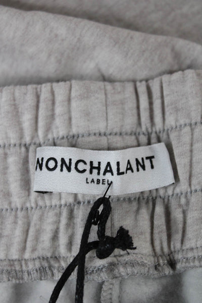 Nonchalant Label Womens Jogger Pants Gray Pull On Polyester Size M