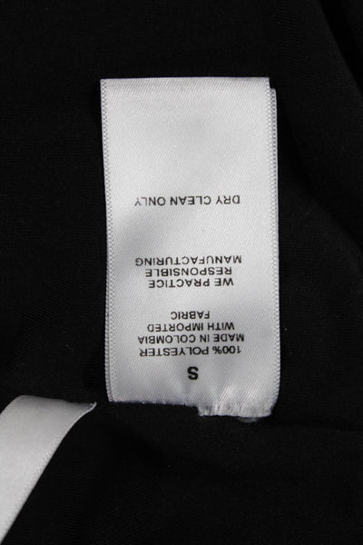 Nonchalant Label Womens Mini Black Polyester Skirt Pull On Short Size S