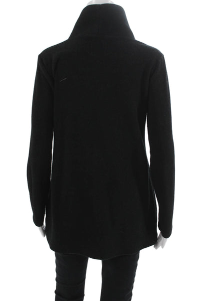 Dudley Stephens Womens Tunic Sweater Black Turtleneck Polyester Size M