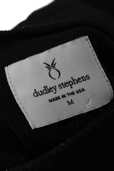 Dudley Stephens Womens Tunic Sweater Black Turtleneck Polyester Size M