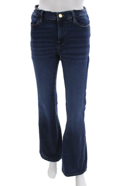 Frame Womens Bootcut Jeans Blue Cotton High Rise Size 28