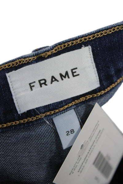 Frame Womens Bootcut Jeans Blue Cotton High Rise Size 28