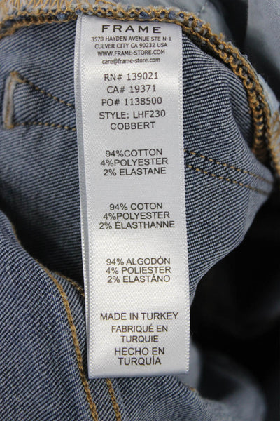 Frame Womens Bootcut Jeans Blue Cotton High Rise Size 28