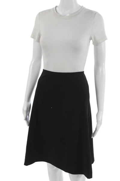 Calvin Klein Womens A-Line Skirt Black Polyester Size 10