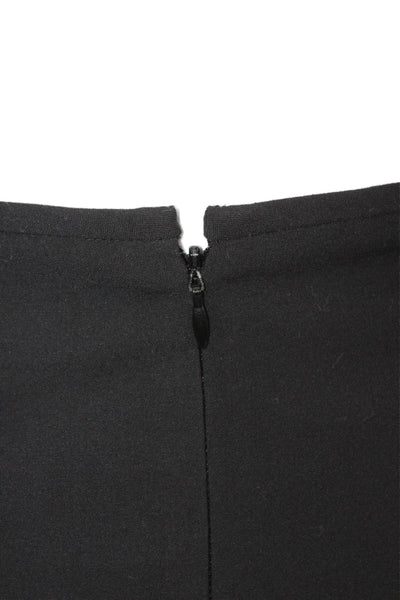 Calvin Klein Womens A-Line Skirt Black Polyester Size 10