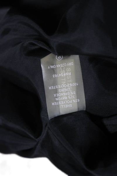 Calvin Klein Womens A-Line Skirt Black Polyester Size 10