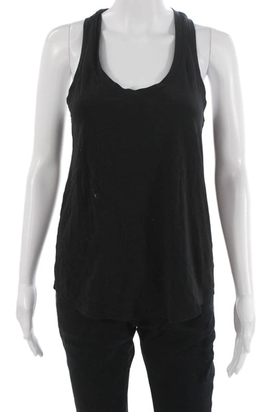 Lululemon Women Basic Scoop Neck Sleeveless Tank Black Size 6