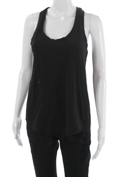 Lululemon Women Basic Scoop Neck Sleeveless Tank Black Size 6