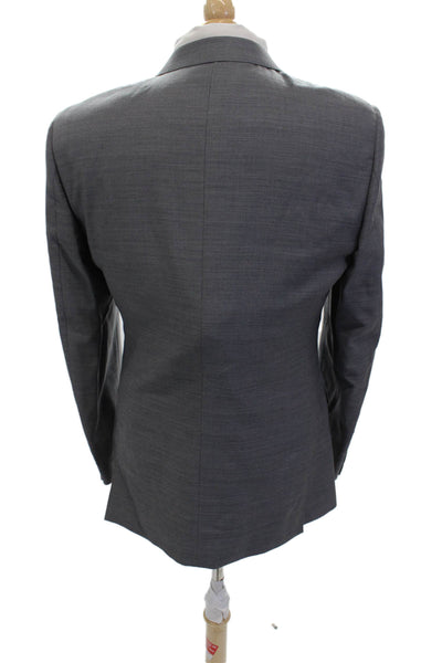 Zanetti Unisex Adults Blazer Blouse Black Silk Floral Button Size 40