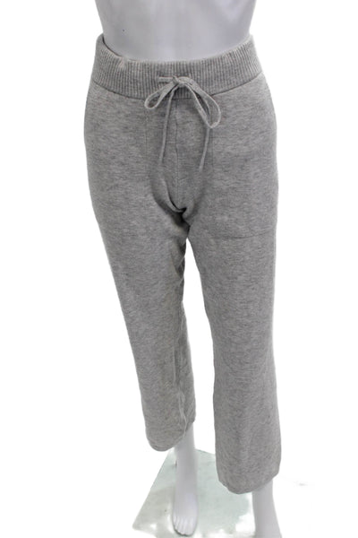 TKEES Womens Gray Viscose Drawstring Sweatpants Size M