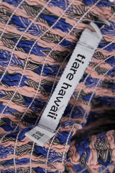 Tiare Hawaii Womens A-Line Geometric Rayon Skirt Multicolor Size One Size