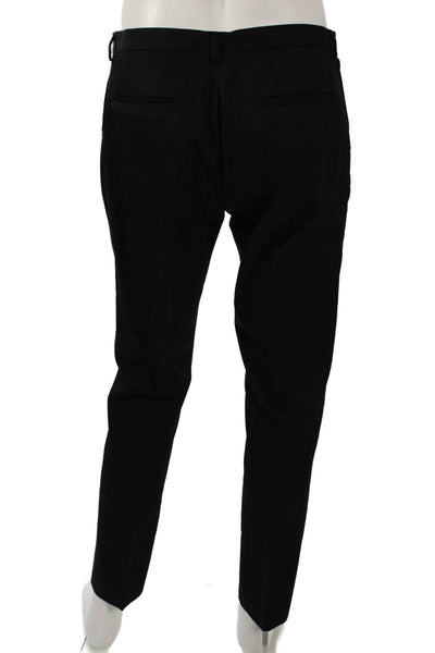 Zara Mens Dress Pants Black Polyester Button Closure Size 32