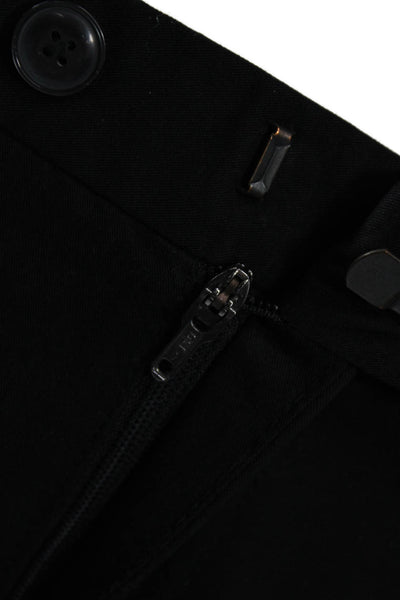 Zara Mens Dress Pants Black Polyester Button Closure Size 32