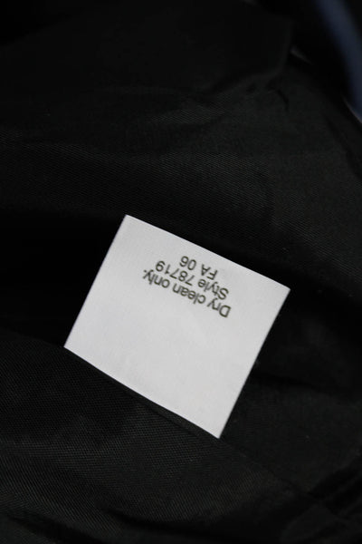 J Crew Womens Pants Black Wool Zip Size 6