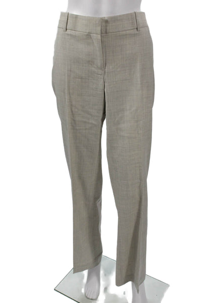 J Crew Womens Slacks Pants Gray Wool Zip Size 6