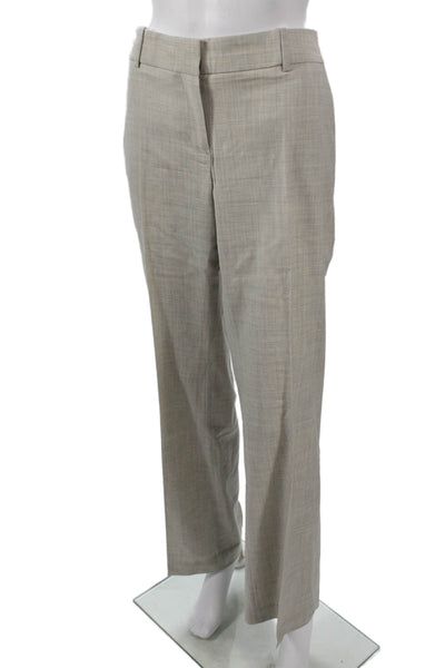 J Crew Womens Slacks Pants Gray Wool Zip Size 6