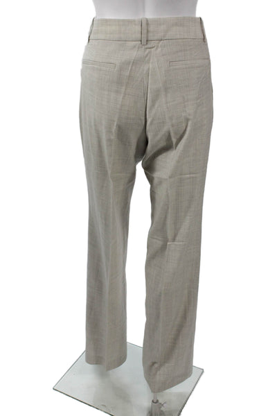 J Crew Womens Slacks Pants Gray Wool Zip Size 6