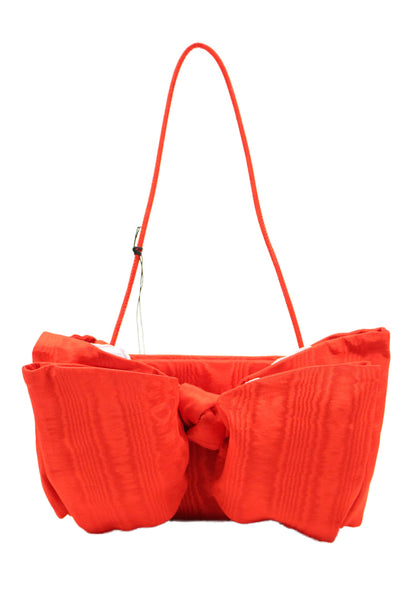 Loeffler Randall Womens Boe Accent Small Shoulder Bag Orange