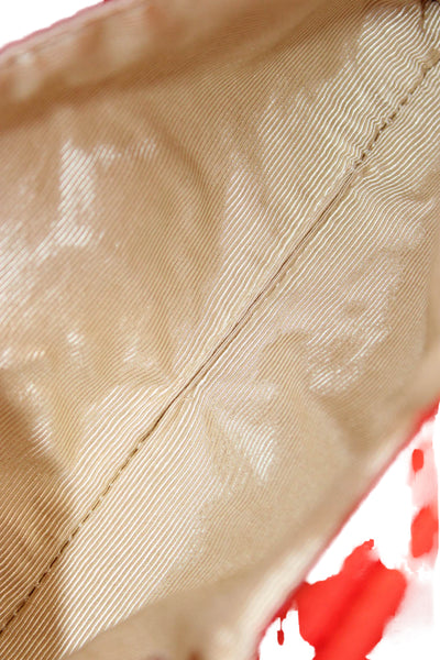 Loeffler Randall Womens Boe Accent Small Shoulder Bag Orange