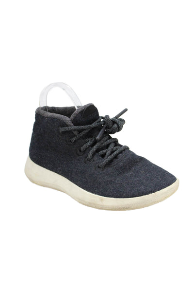 Allbirds Womens Lace Up Round Toe Wool Running Sneakers Gray White Size 7