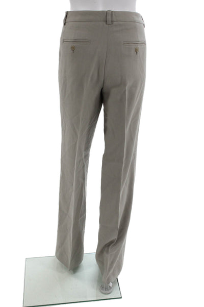 J Crew Women Gray Wool Dress Pants Tall Size 6