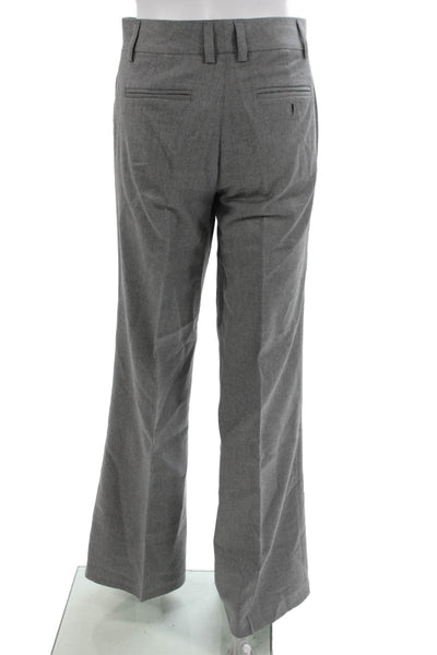 J Crew Womens Dress Pants Gray Wool Zip Size 6