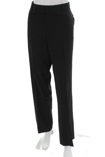 Banana Republic Women Dress Pants Black Wool Zip Inseam 32 Size 8