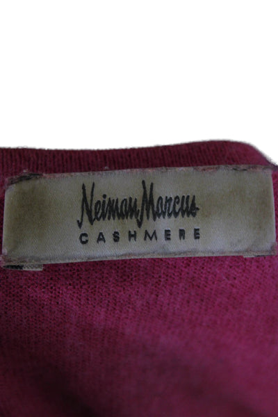 Neiman Marcus Women Basic Tank Cashmere Pink Scoop Neck Sleeveless Size M