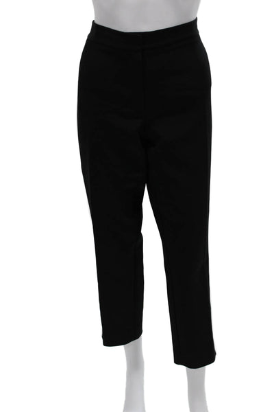 DKNY Womens Ankle Pants Black Triacetate Size 14