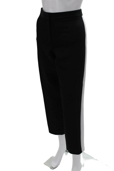 DKNY Womens Ankle Pants Black Triacetate Size 14
