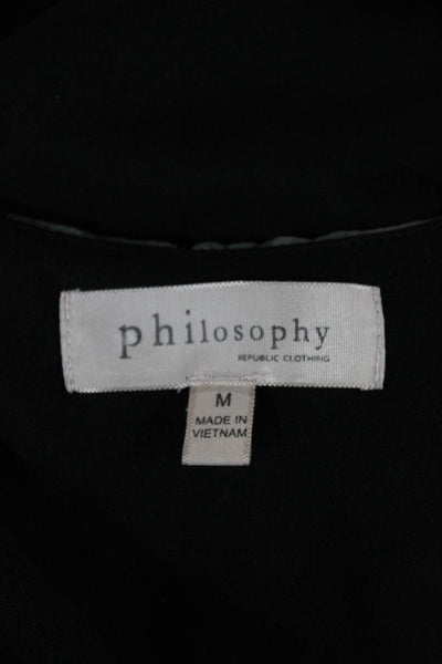 Philosophy By Republic Women Floral Scoop Neck Tank Multicolor Size M