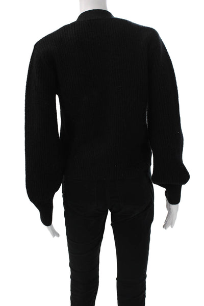 Scotch & Soda Women Cardigan Black V-Neck Long Sleeve Acrylic Size XS