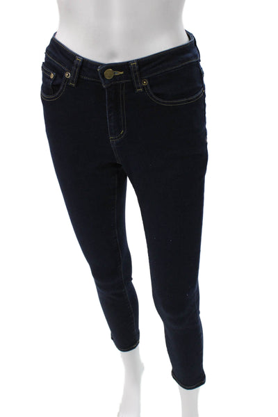 Michael Kors Women Skinny Jeans Blue High Rise Size 2P
