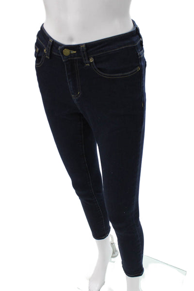 Michael Kors Women Skinny Jeans Blue High Rise Size 2P