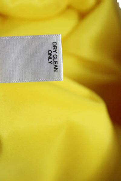 Banana Republic Womens Dress Pants Yellow Rayon Inseam 34 Size 4 Tall