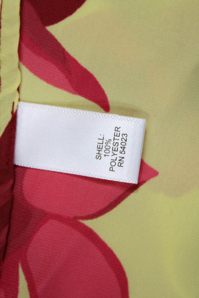 Banana Republic Womens Halter Floral Sleeveless Polyester Blouse Size 8