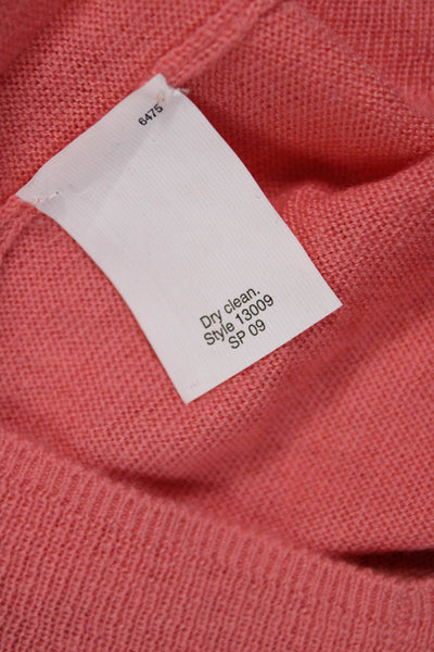 J Crew Womens Cashmere Crew Neck Basic Tank Pink Sleeveless Size XS